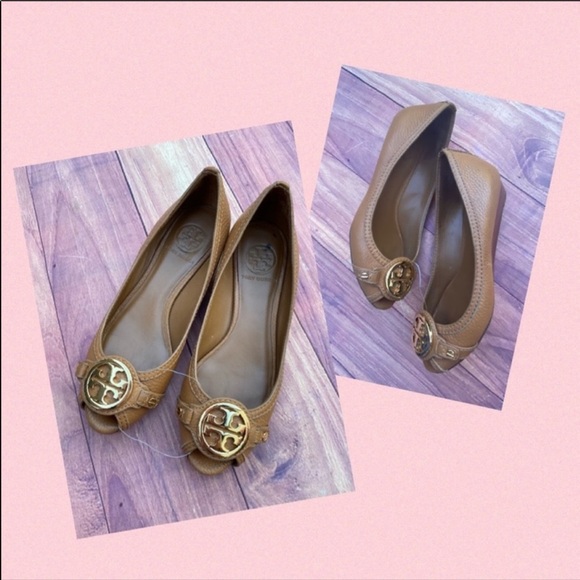 Tory Burch Shoes - Tory Burch Perforated Reva Flats Size 6.5 ,